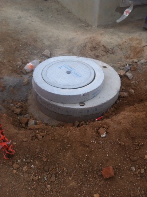 First fix plumbing installation at fuel station in Potchefstroom