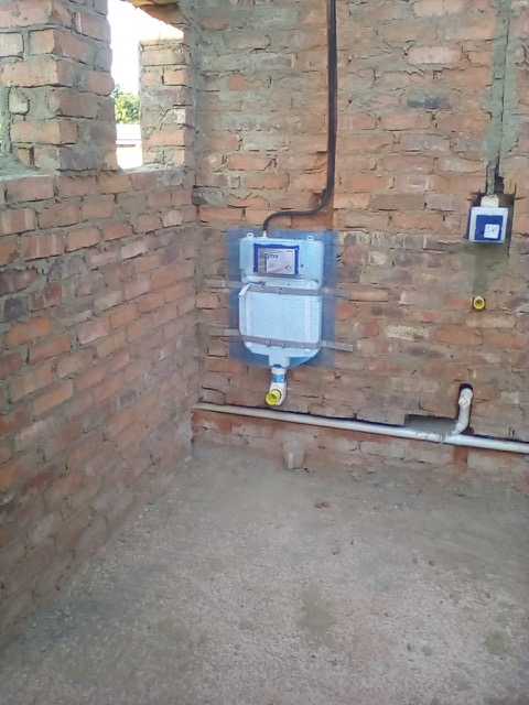 First fix plumbing installation at fuel station in Potchefstroom