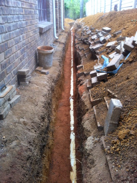 Plumbing works at Tonetti Street, Faerie Glen