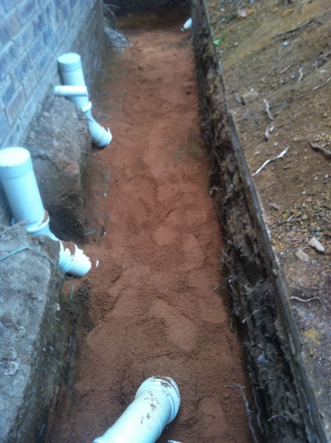 Plumbing works at Tonetti Street, Faerie Glen