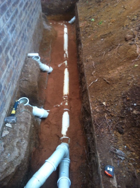 Plumbing works at Tonetti Street, Faerie Glen